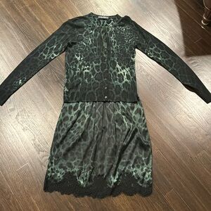 Woman’s Dolce and Gabbana Unique Skirt and sweater set
